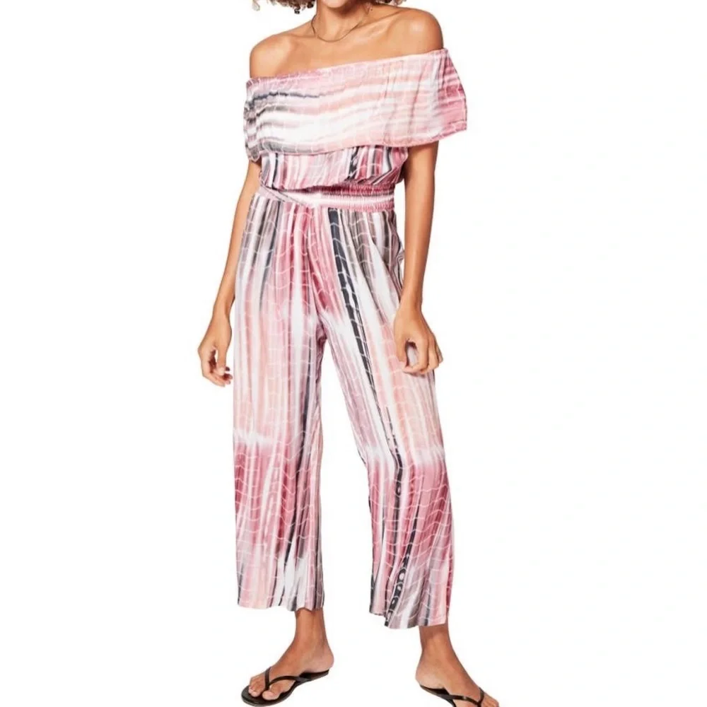 Ipinema 100% Viscose Off-The-Shoulder Jumpsuit